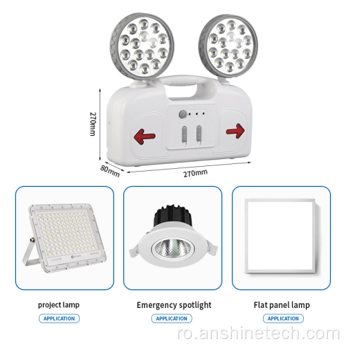 Lumină de urgență LED pentru interior